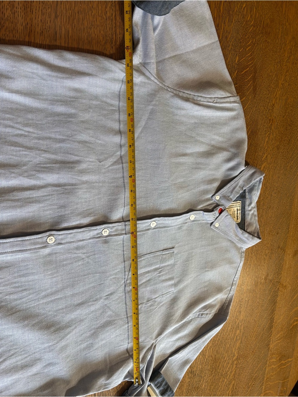 Alexander Julian Light Blue Short-Sleeve Button-Up Shirt NWT - Picture 9 of 10